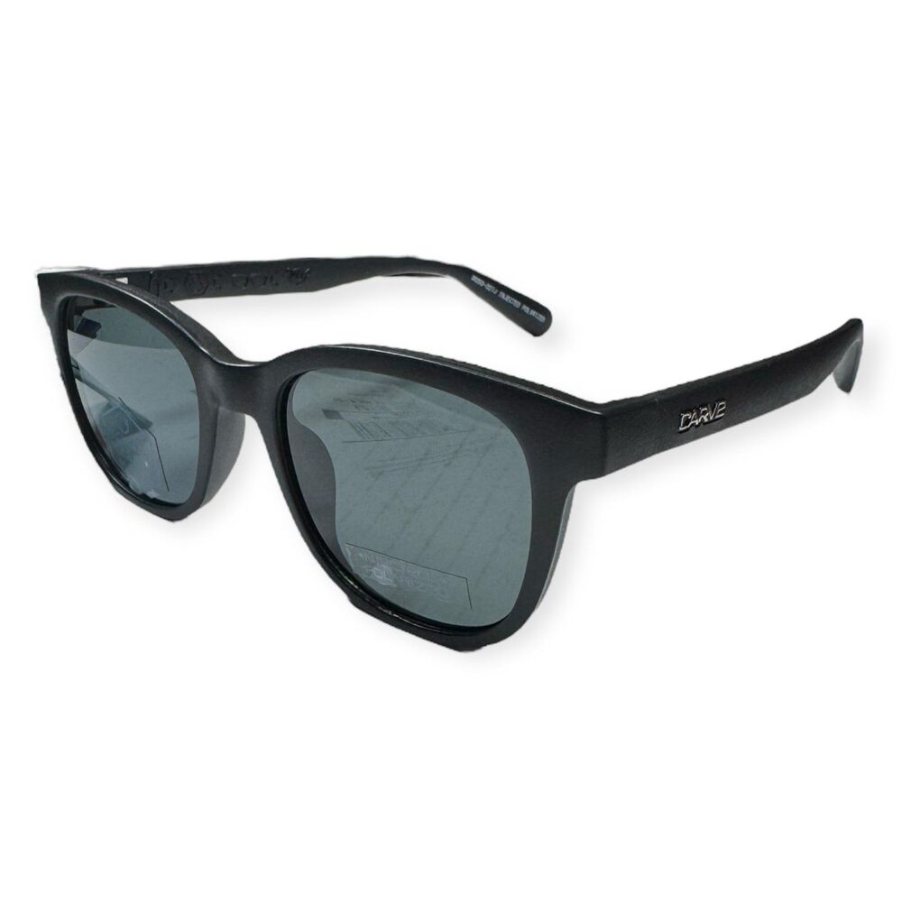 Carve Homeland Black Polarized Sunglasses Matte Frame Injected Gray Lenses‎